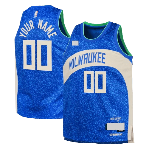 Milwaukee Bucks Blue Current City Edition Jersey