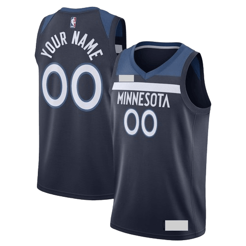 Minnesota Timberwolves Navy Team Jersey