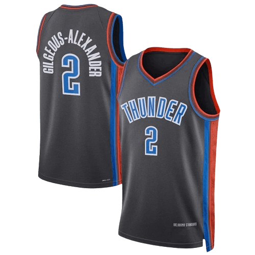 Oklahoma City Thunder Black Alternate Team Jersey