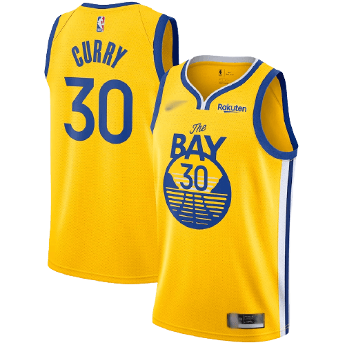 Golden State Warriors Gold Statement Edition Jersey