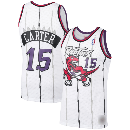 Toronto Raptors Retro White Team Jersey